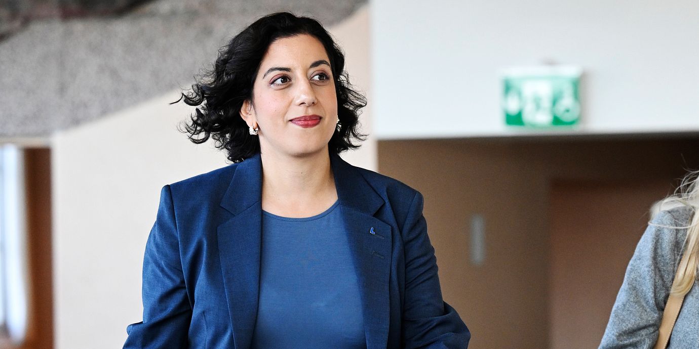 Liberalernas partiledare Simona Mohamsson.
Foto: Jessica Gow / TT / Kod 10070