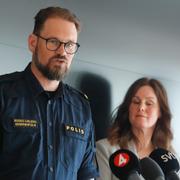 Magnus Carlborg under en pressträff med Luleå kommun.