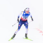 Andersson under lördagens lopp.