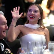 Scarlett Johansson under White House Correspondents' Association Dinner i april i år.