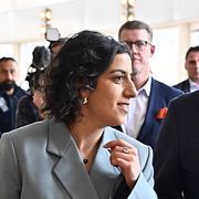 Liberalernas partiledare Simona Mohamsson (L) och Sverigedemokraternas Jimmie Åkesson (SD).