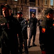 Moldaviska poliser i samband med valet 2025.
