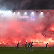 Arkivbild från mötet mellan IFK Göteborg och AIK på Gamla Ullevi i november.