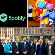 Spotifys Daniel EK, Tweenies och Regeringen.