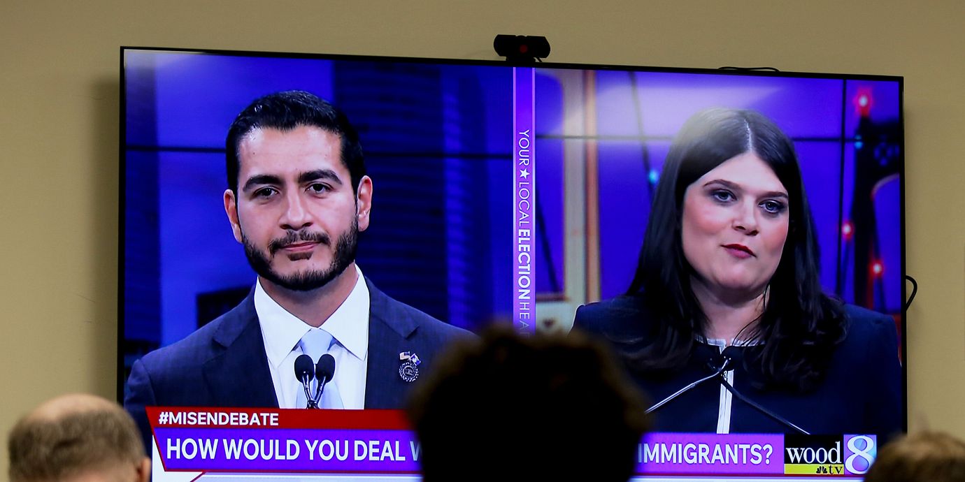 Abdul El-Sayed och Haley Stevens.