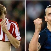 Ryan Shawcross och Zlatan Ibrahimovic