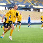 Elfsborg jublar vid avgörandet. 