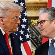 USA:s president Donald Trump och Storbritanniens Premiärminister Keir Starmer.