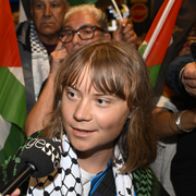 Ebba Busch och Greta Thunberg. 