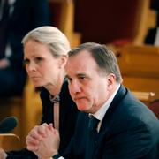 Statsminister Stefan Löfven (S) i KU:s utfrågning om it-skandalen på Transportstyrelsen.