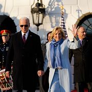 Joe Biden tillsammans med sin hustru Jill, arkivbild.  Patrick Semansky / AP