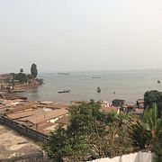 Kåkstad i Freetown i Sierra Leone