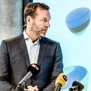 Arkivbild: Johan Dennelind var tidigare vd och koncernchef för Telia Company, här tillsammans med dåvarande styrelseordföranden Marie Ehrling (2017). 