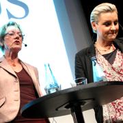 Gudrun Schyman och Maria Abrahamsson