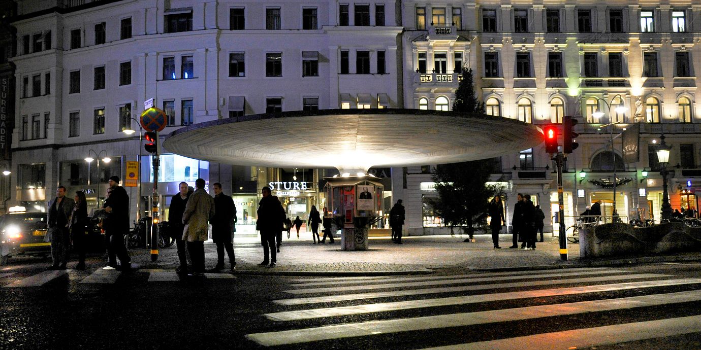 Sturehof ligger på Stureplan i Stockholm.