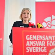 Socialdemokraternas partiledare Magdalena Andersson. Arkivbild från 1 maj 2024. 