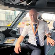 Nicolai Bondo Rasmussen, pilot och Director of Flight Operations på Sunclass Airlines. 