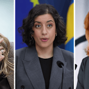 Ebba Busch (KD), Simona Mohamsson (L), Elisabeth Thand Ringqvist.