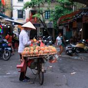 Marknad i Hanoi, Vietnam.