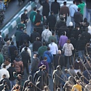 Bild från Teheran, 29 december. 