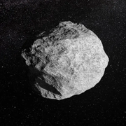 En tolkning av en asteroid.