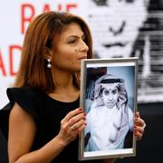 Ensaf Haidar och Raif Badawi/Arkivbild från 2015