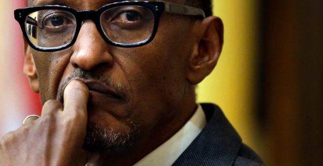 Paul Kagame. Steven Senne / TT NYHETSBYRÅN