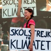 Greta Thunberg.