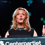 Elisabeth Thand Ringqvist på valdagen 13 september.