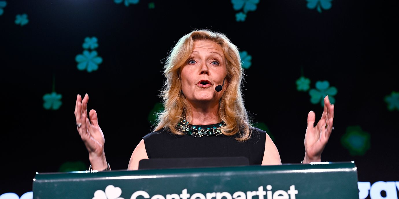 Elisabeth Thand Ringqvist på valdagen 13 september.