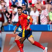 Alvardo Morata efter 1–0. 