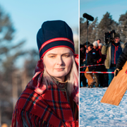 Sofia Jannok, Ella-Li Spik och Greta Thunberg.