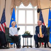 Donald Trump och Ursula von der Leyen
