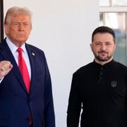 Trump och Zelenskyj.