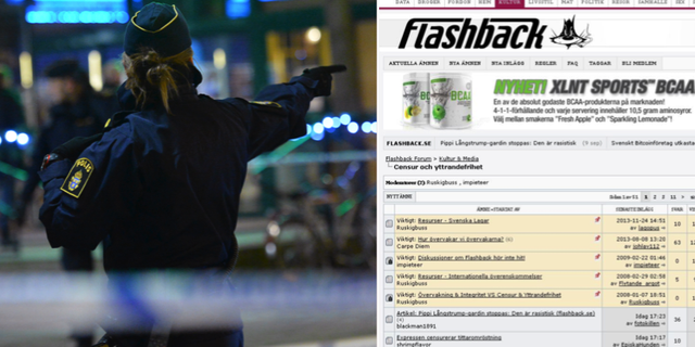 Betongspåret förekom på Flashback före fyndet