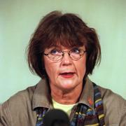 Arkivbild från 1998. Den dåvarande socialförsäkringsministern Maj-Inger Klingvall presenterade regeringens proposition ang. strategin för att förverkliga FN:s barnkonvention i Sverige.