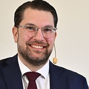Jimmie Åkesson (SD) och Ulf Kristersson (M).