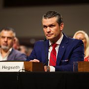 USA:s försvarsminister Pete Hegseth.
