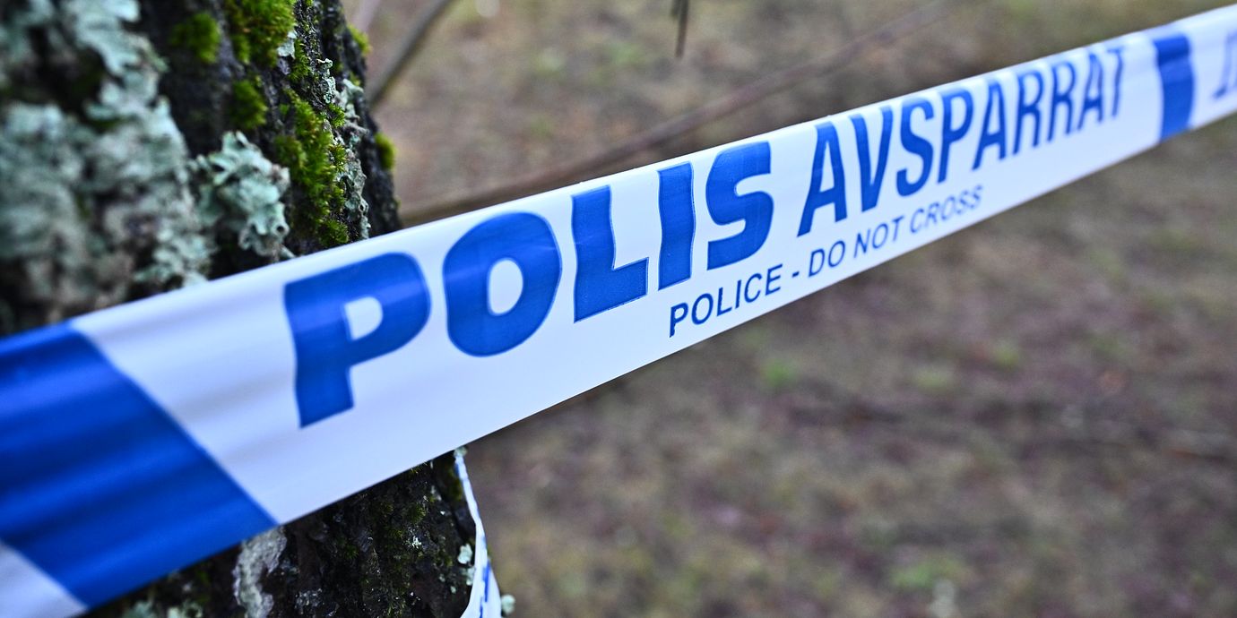 Polisavspärrningsband.