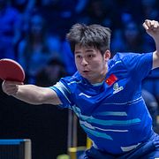 Lin Shidong från Kina åkte på en förlust i Kinas möte med Sydkorea. Arkivbild.