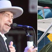 Bob Dylan och bild från Roskildefestivalen