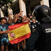Motdemonstranter.