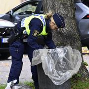Arkivbild från polisens tekniska undersökning i Gävle.