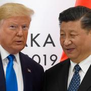 USA:s Donald Trump och Kinas Xi Jinping. Arkivbild.