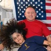 Musk, Wilmore och Williams på ISS, Biden. Arkivbilder. 