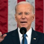 Joe Biden under talet. Jacquelyn Martin / AP