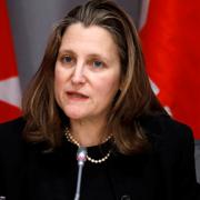 Kanadas vice premiärminister Chrystia Freeland. 