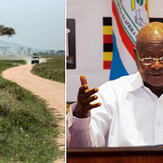 Ugandas president Yoweri Museveni. Arkivbilder.