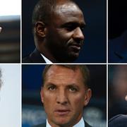 Leonardo Jardim, Patrick Vieira, Max Allegri, Luis Enrique, Brendan Rodgers, Carlo Ancelotti.