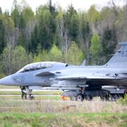 Saabs stridsflygplan Jas Gripen.